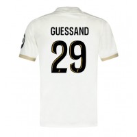 Dres OGC Nice Evann Guessand #29 Preč 2024-25 Krátky Rukáv